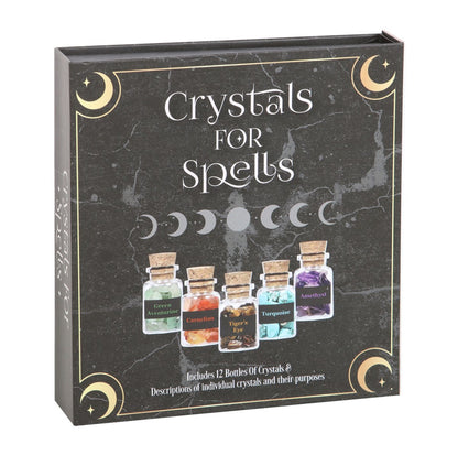 CRYSTALS FOR SPELLS CRYSTAL CHIP BOTTLE GIFT SET