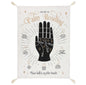 LARGE PALM READING WALL TAPESTRY