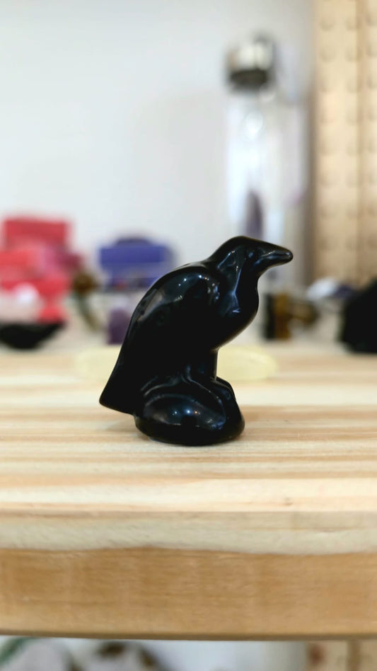 BLACK OBSIDIAN CROW