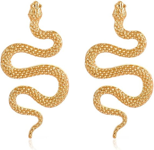 Snake Drop Earrings