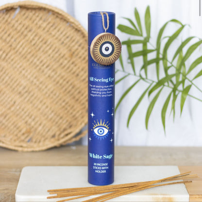 ALL SEEING EYE WHITE SAGE INCENSE STICKS