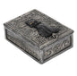 GOTHIC BLACK CAT RESIN STORAGE BOX