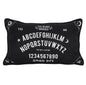 RECTANGULAR BLACK AND WHITE TALKING BOARD CUSHION