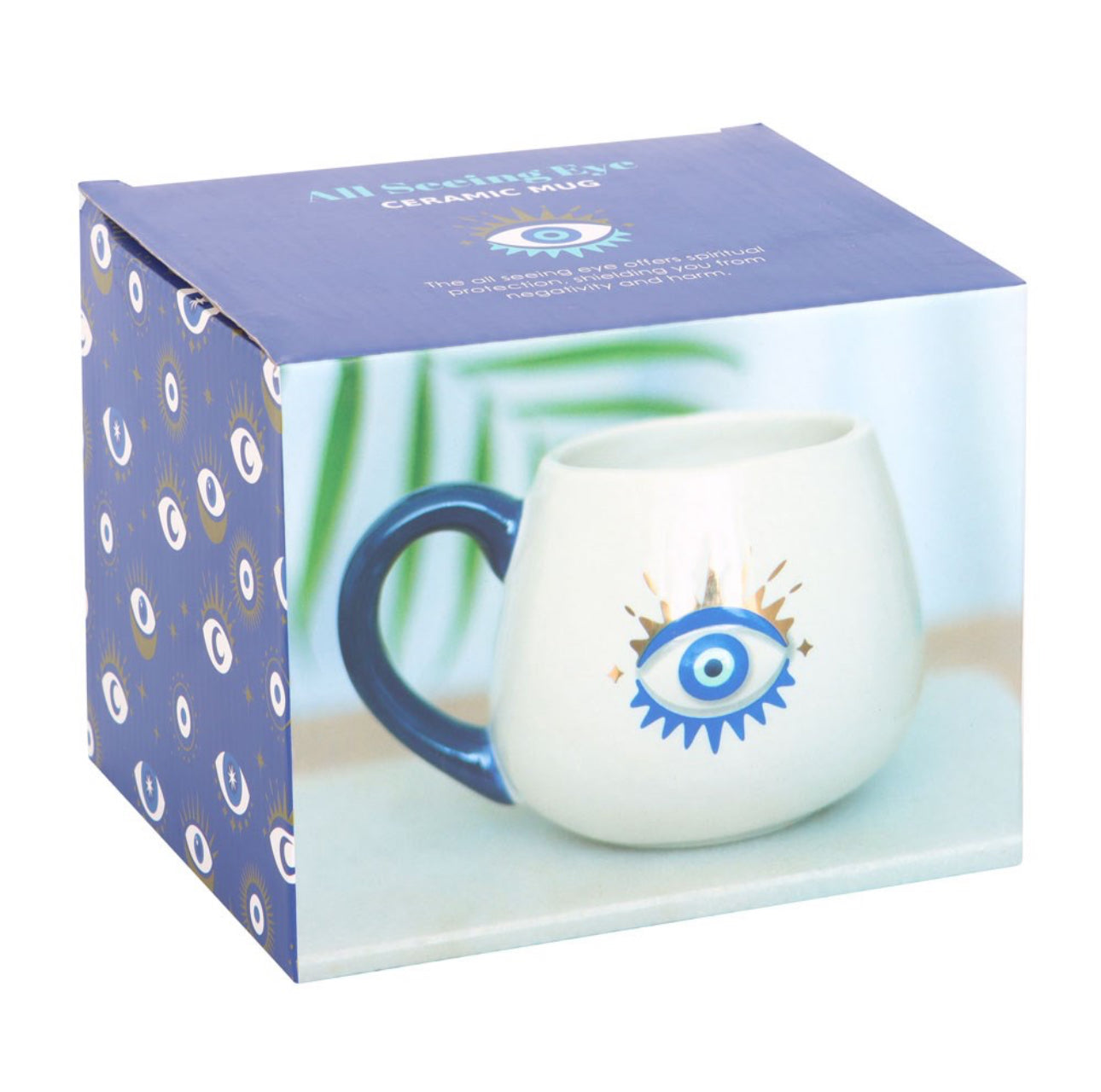 ALL SEEING EYE ROUNDED MUG