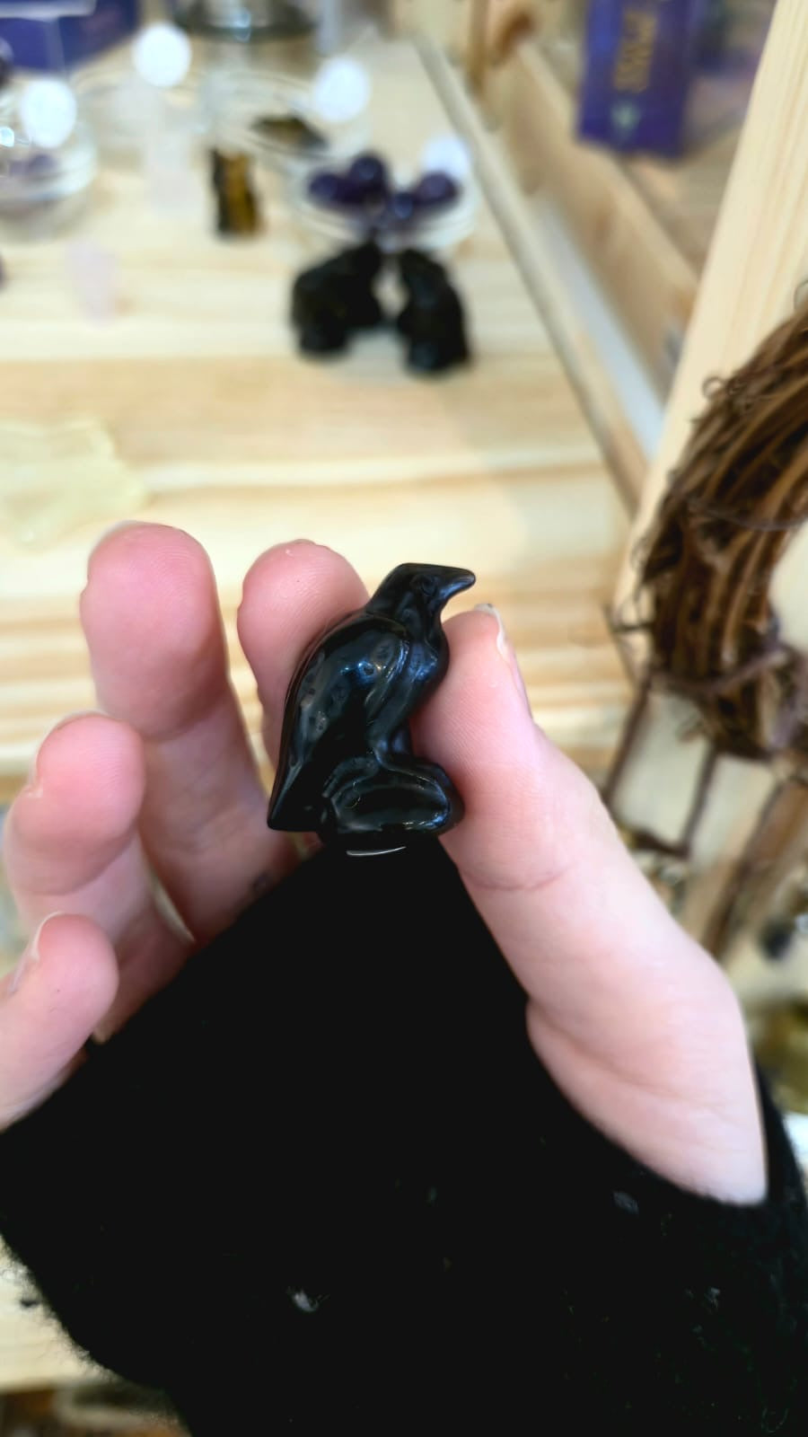 BLACK OBSIDIAN CROW