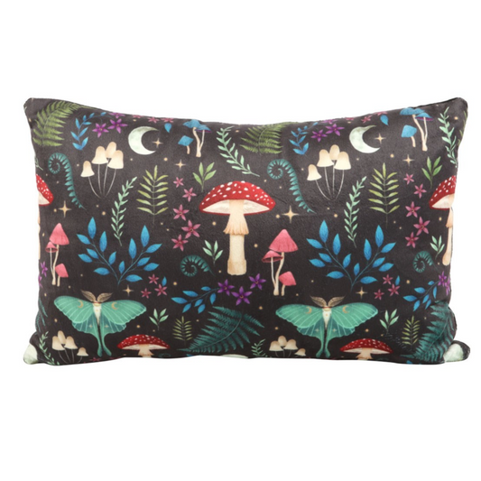 RECTANGULAR DARK FOREST PRINT CUSHION