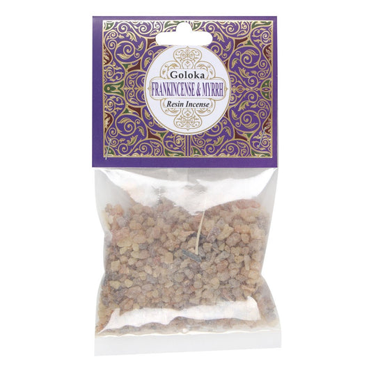 Goloka Frankincense & Myrrh Resin Incense