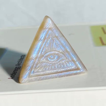 White Moonstone All Seeing Eye