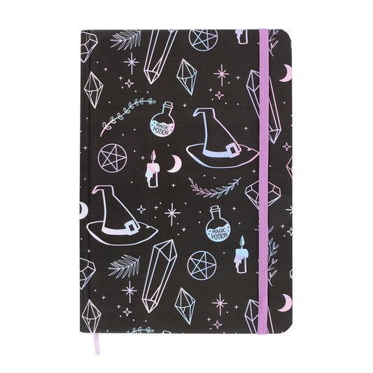 Crystal Witch Print Notebook