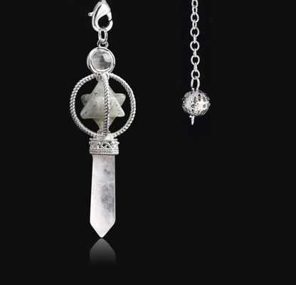 Crystal Merkaba Pendulums